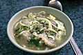 Gamja-ongsimi-kal-guksu (potato dumpling and noodle soup)