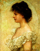 Portrait of Kornélia Lotz (1890)