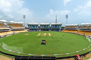 M. A. Chidambaram Stadium before India vs Australia 3rd ODI match in the 2022-23 Series