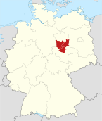 Lage der Region Magdeburg in Deutschland