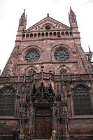 Straßburger Münster, Nordquerhaus, Fassade