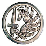 Circled Winged Armed Dextrochere of Foreign Legion Paratroopers