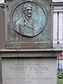 Robert Fulton's tombstone at Trinity Church (Episcopal) in New York City