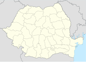 Map showing the location of Bucegi Natural Park