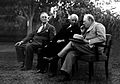 Image 10Roosevelt, İnönü and Churchill at the Second Cairo Conference which was held between 4–6 December 1943. (from History of Turkey)