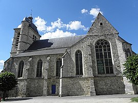 The Saint Martin church in Troissy