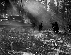 U.S. Soldiers at Bougainville (Solomon Islands) March 1944
