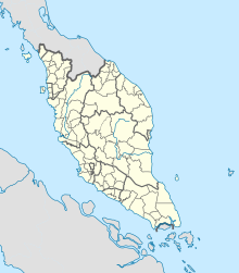 Siege of Malacca (1641) is located in Peninsular Malaysia