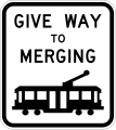 (R2-V124) Give Way to Merging Tram (used in Victoria)