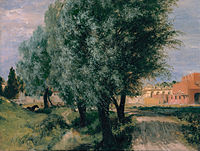 Building Site with Willows, 1846