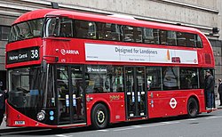 New Bus for London auf Linie 38