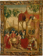 Aubusson tapestry celebrating Jesuit mission to China (1697–1705)