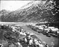Bennett, British Columbia and Bennett Lake where they meet One Mile River, ca. 1898