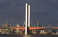 Bolte Bridge, looking back to the Melbourne CBD in June 2006