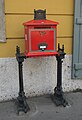 Post box in Budapest, Hungary