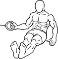Rotating the arm away from the body is external rotation.