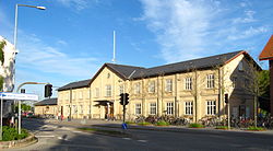 Empfangsgebäude des Hjørringer Bahnhofes