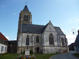 The church in Brunvillers