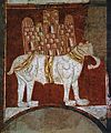 Painting: combat elephant, from San Baudelio de Berlanga (Soria)