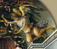 Angel (detail), Retábulo da Sala Degli Otto, Florence