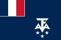Flag of the Administrator of the French Southern and Antarctic Lands (1958–2005)