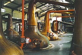 The Glenfiddich whisky distillery in Moray.