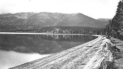 Heart Lake and Mountain Sheridan, 1878, William Henry Jackson