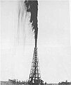 Lucas gusher at the Spindletop oil field