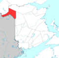 The modern Madawaska County in New Brunswick.
