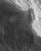 Magellan SAR image of Skadi Mons in Venus's Maxwell Montes