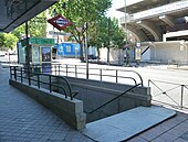 Metro de Madrid – Portazgo station next to the Stadium