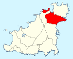 Location of Saint Sampson in Guernsey
