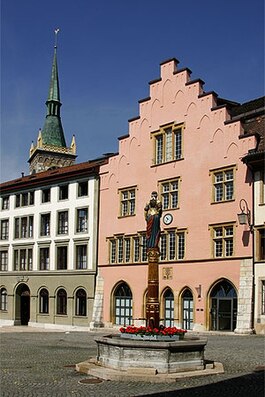 City Hall in the Old Town of Biel/Bienne