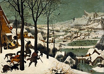 Jäger im Schnee (Winter), 1565