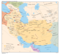 Ottoman Empire (1299–1922 AD), Safavid Iran (1501–1736 AD), Tsardom of Russia (1547–1721 AD), Khanate of Khiva (1511–1920 AD), Khanate of Bukhara (1500–1785 AD) and Mughal Empire (1526–1857 AD) in 1588-1629 AD.