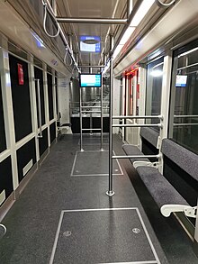 Serfaus U-Bahn Zug Innenraum Sommer 2021