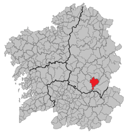 Location of A Pobra do Brollón.