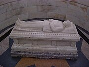 Marble sarcophagus