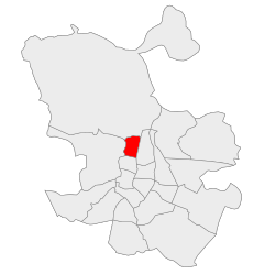 Location of Tetuán