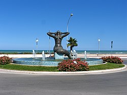 La Sirena – Statue located at the south end of Tortoreto Lido