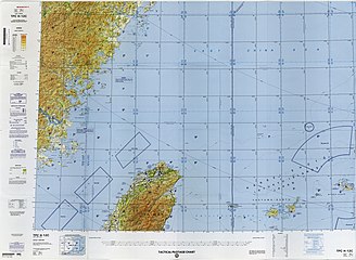 Map including Nanri Island (labeled as NANRI DAO) (DMA, compiled 1971, revised 1996)