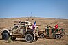 Turkish and American soldiers in Gaziantep train for joint patrols in Manbij, Syria during the Syrian civil war, 9 October 2018