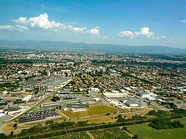 View of the city of Valence