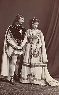 W. H. Kendal as Philamir and Madge Kendal as Zeolide