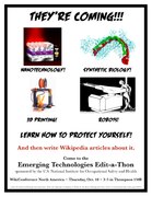 Poster for NIOSH Emerging Technologies Edit-a-thon in 2018 (N)*