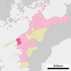 Location of Yawatahama