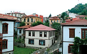 Old Ottoman houses in Zeytinlik neighbourhood