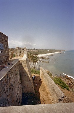 View of the coast from Fort Good Hope