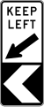 (R2-V122) Keep Left at Islands (used in Victoria)