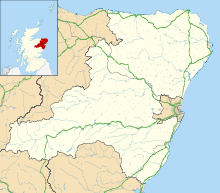Stonehaven derailment is located in Aberdeenshire